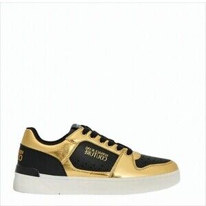 Versace Low-Top Sneakers With Metallic Gold - NWT